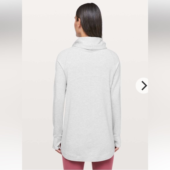 Lululemon Coast Easy Wrap Heathered Core Ultra Light Grey Size 8 - Picture 2 of 16